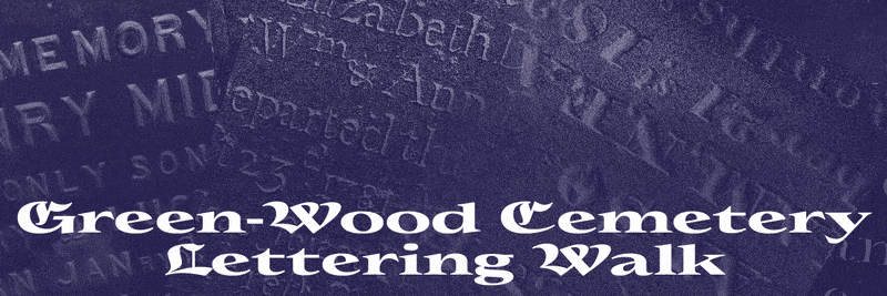 Green-Wood Cemetery Lettering Walk with Raven Mo